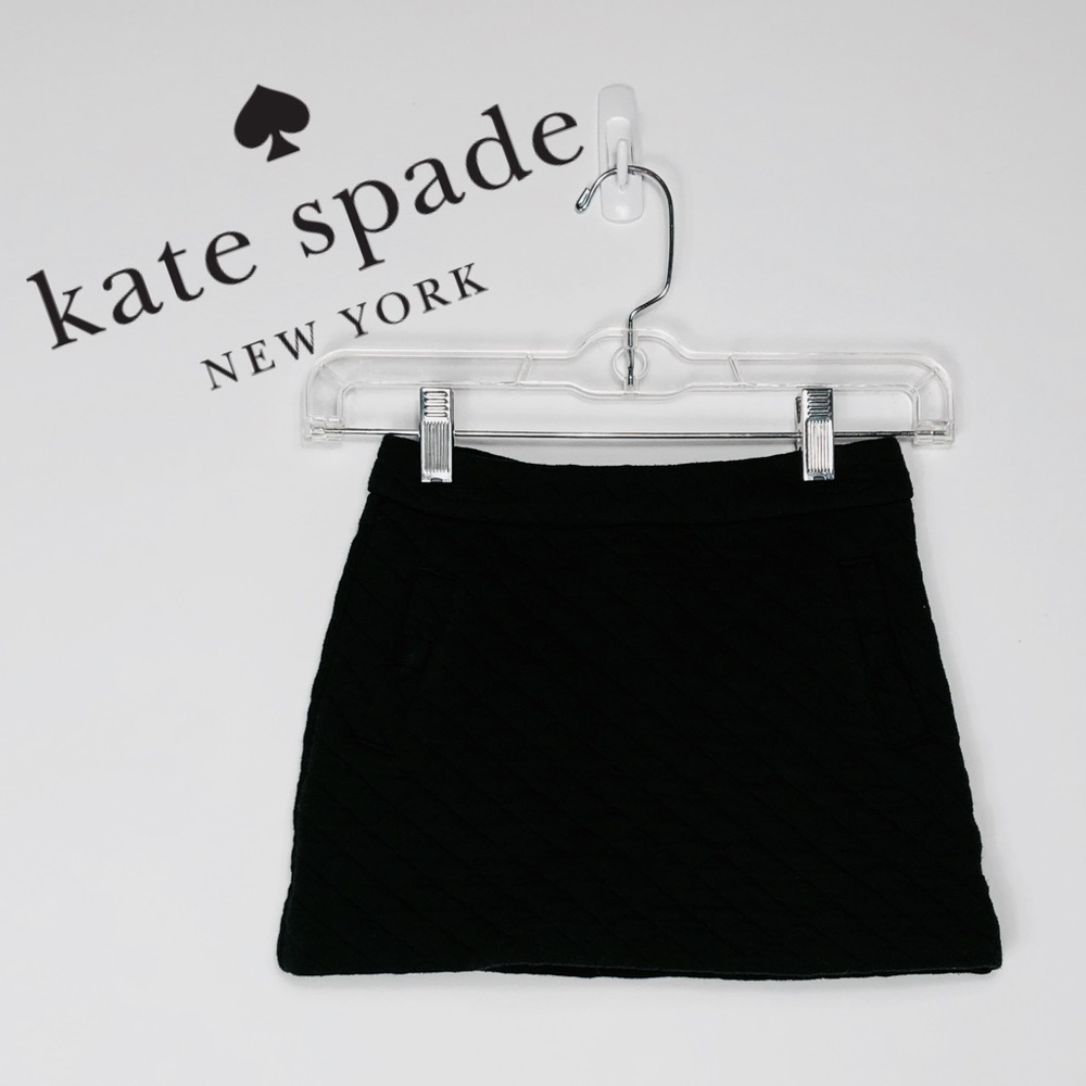 NWOT Kate Spade ♠️ Quilted Skirt Bow Accented